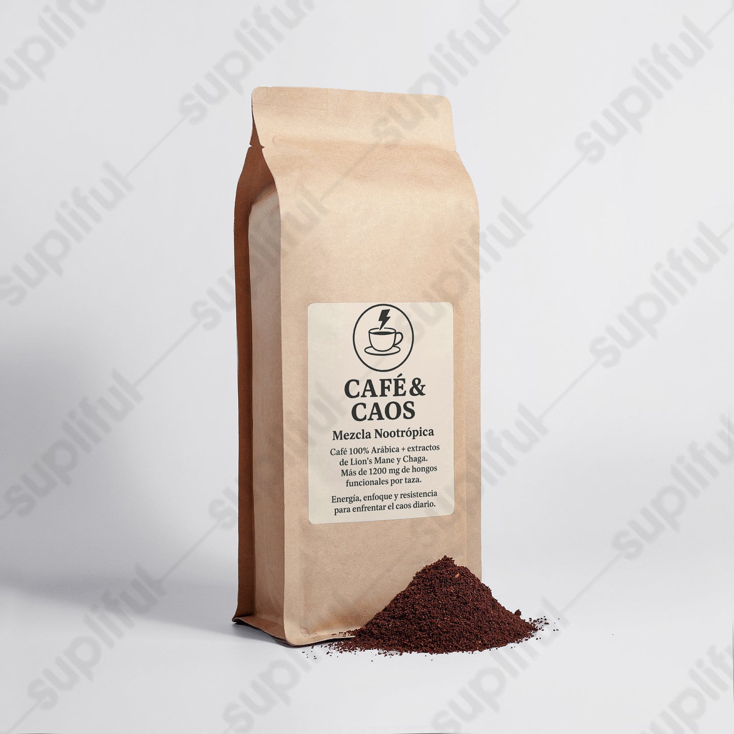 Mushroom Coffee Fusion - Lion’s Mane & Chaga 16oz